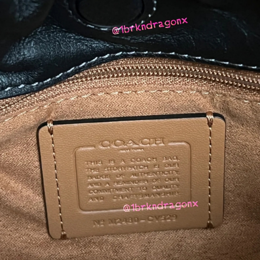 NWT Coach Leather Authentic Pristine Crossbody Convertible Handbag - Picture 8 of 16